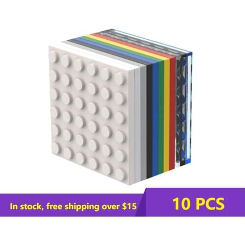1PCS MOC Bricks Compatible Assembles Particles 3958 Plate 6x6 for Building Blocks Parts DIY Enlighten Block BricksToy