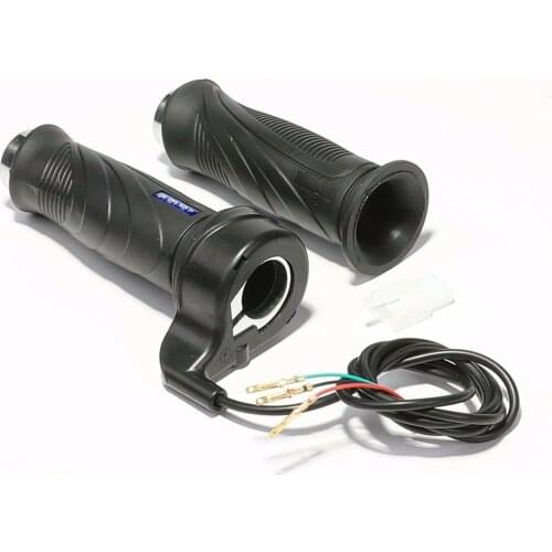 12/24/36/48v Electric Moped Scooter ebike Twist Throttle Grip Handlebar Black