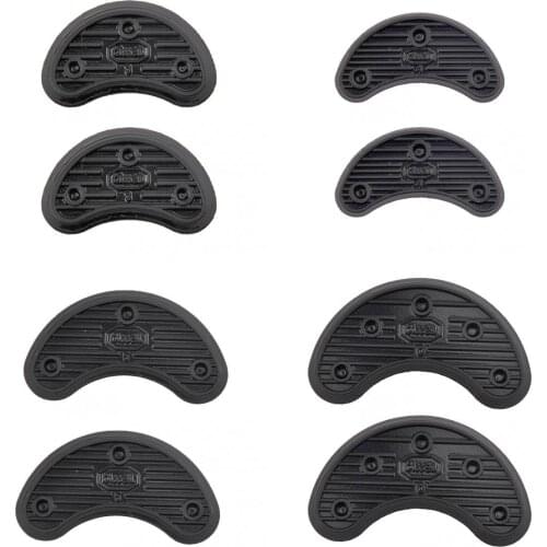 4Pair 4-Size Footful Rubber HEEL Savers TOE PLATES TAPS DIY Shoe Repair Supplies