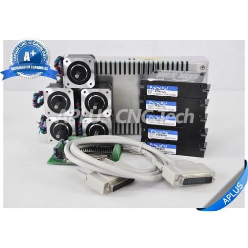 5-Axis NEMA 17 Stepper Motor 40.0oz-in & Driver PSR4020 & 24V Power Supply Kit