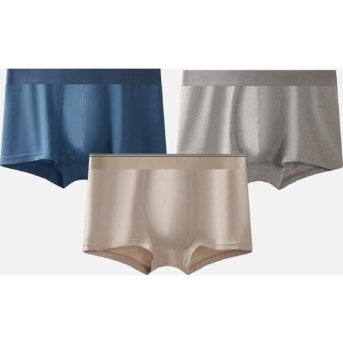 Wholesale Underwear for Men 6pcs Boxer Short Underpants Male Cotton Stretch Mid Waist Comfortable Briefs Panties Lot Soft