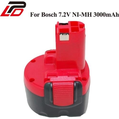 For Bosch 7.2V 3.0Ah Ni-MH 2 607 335 587,2607335587,BH-744,B-8308,GSR7.2-1/GSR7.2-2 Power Tool Battery