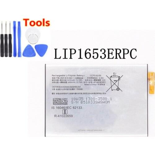 New 3430mAh LIP1653ERPC Replacement Battery For Sony Xperia XA2 Ultra G3421 G3412 XA1 Plus Dual H4213 Bateria + Free Tools