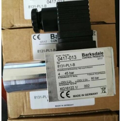 Barksdale CONTROL PRODUCTS Pressure switch Art.Nr./Part No. 0417-013 0417-014 250V MADE IN GERMANY