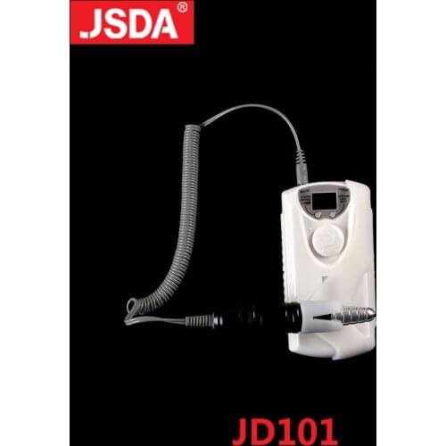 Free Shipping JSDA JD101 30000rpm Portable Nail Drill Bit Rechargeable Electric Machine Nails Art Equipment machine for manicure