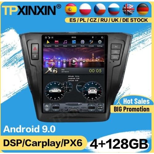Carplay Tesla 128G Radio 2 Din Screen Control Receiver Android For VW Passat 2015 2016 2017 2018 GPS Player Auto Audio Head Unit