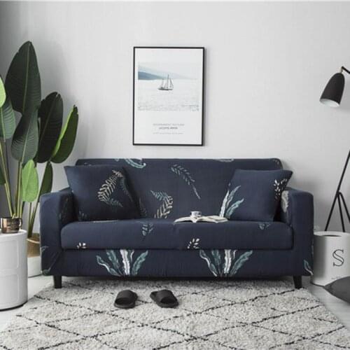 Tropical Plant Leaves Series Sofa Cover Fully-wrapped Anti-dust Polyestry 3D Printed Stretch Elastic Slipcovers Home Decor Cover