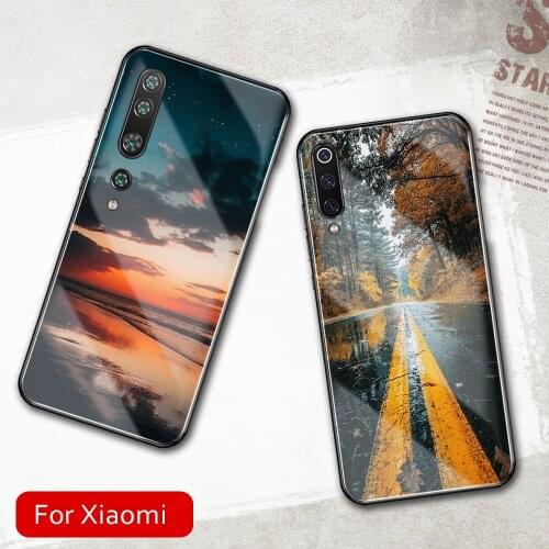 FinderCase for Xiaomi Mix 2s Case Nature Moon Light Hard Back Tempered Glass Phone Cover for Mix 2 2s Case Xiaomi Mi 8 SE Max 3