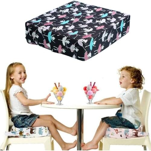Kids Increased Chair Pad Removable Cushion Baby Anti-skid Dining Chair Thick Mat U7EE