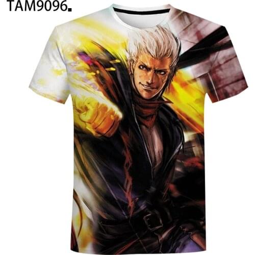 God hood T-shirt mens summer thin loose and comfortable short-sleeved youth 3D printing cool T-shirt parent-child all-match bot