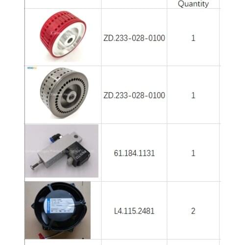 Stahl Folding Machine Suction Wheel