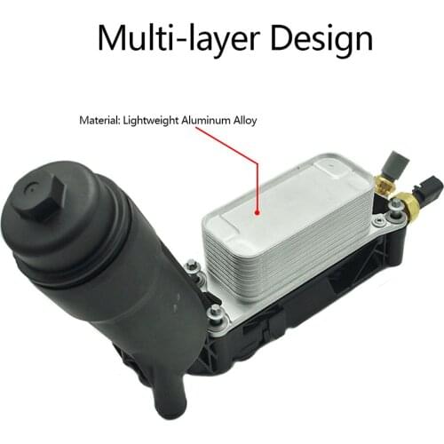 Oil Cooler Filter Adapter Housing 68105583AF For Jeep Chrysler 3.6