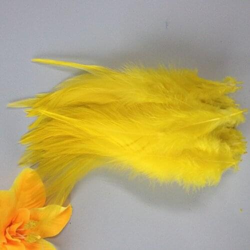 Hot! Sell high quality Yellow 20pcs / lot pheasant feather, 4-6 "/ 10-15cmDIY Jewelry Accessories