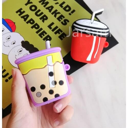 Cartoon Silicone Earphone Case For AirPods case Cute Protection Cover case For AirPods Accessories