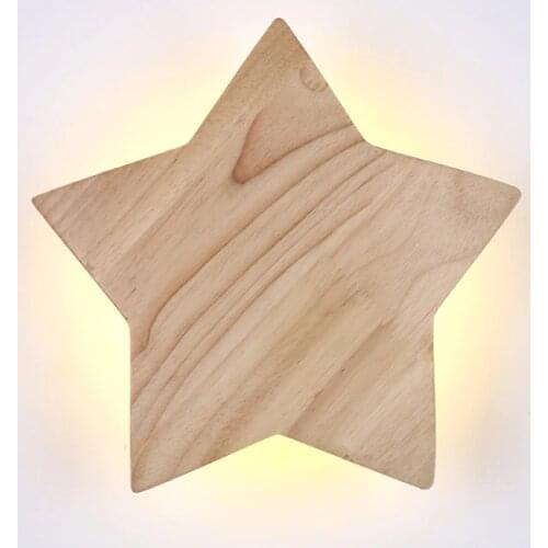 Nordic Star Wall Lamp Childrens Room Decoration Night Lighting Living Room Modern View Wall Aisle Entrance LED Balcony Lights