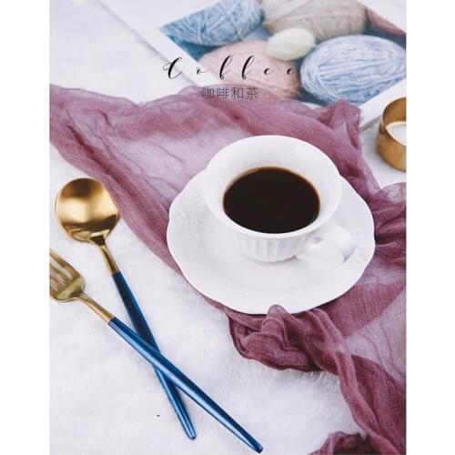 Desktop Shooting Backdrop Board Double-sided Stone Texture Paper & Vogue Gauze Accessories Photography Background Props for Cate