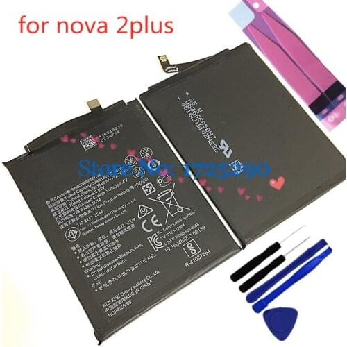 New Original HB356687ECW 3340mAh Battery For Huawei Nova 2 Plus Nova2 Plus BAC-AL00 BAC-L03 BAC-L21 L22 L23 + TOOLS