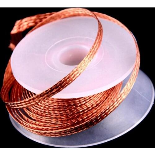 1.5mm 2.0mm 2.5mm 3.0mm 3.5mm Width 1.5M 3.0M Length Desoldering Braid Welding Solder Remover Wire Lead Cord Flux Repair Tool
