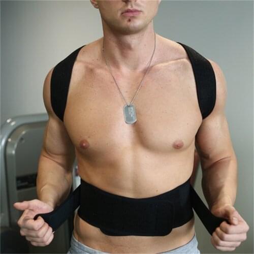 Adjustable Magnetic Power Posture Back Support Correction Belt Band Posture Corrective Brace Strap For Women & Men