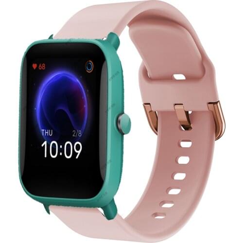 Silicone Straps for Huami Amazfit Bip U Smartwatch 5ATM Water Resistant Color Display Sport Tracking Watch Bracelet Band