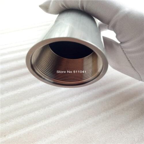 1pcs Titanium thread tube Grade 5 Gr.5 Tube OD32mm x 26mm ID, Wall 3mm,Length 550mm Carving: M28 * 1.5