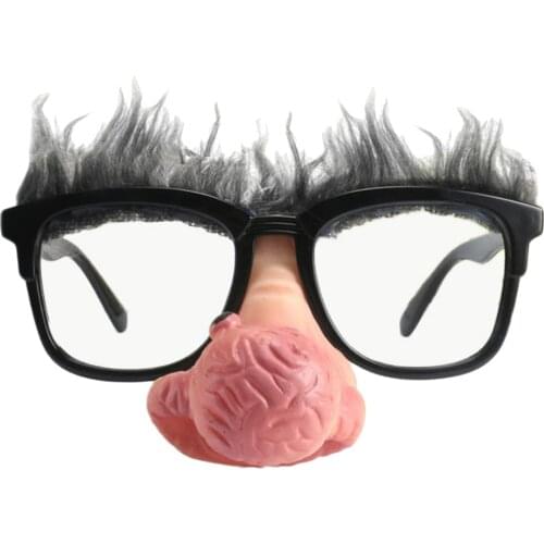 Fun Big Nose Old Man Sunglasses Party Costume Photo Props Gift for Adult Kid