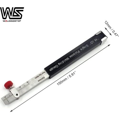 Internal single purpose HI-LO Small Height Gauge welding gage Ruler Root gap in METRIC