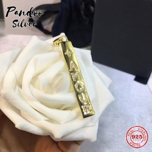 High Quality S925 Sterling Silver Jewelry 1:1 Copy,Yellow Silver AMOUR Plate Adjustable Necklace For Women Party Jewelry Gift