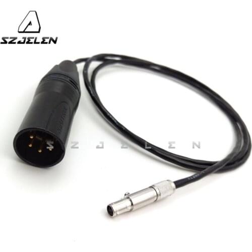 XLR 4PIN to 3pin plug for Odyssey 7Q+ OLED Monitor power cable