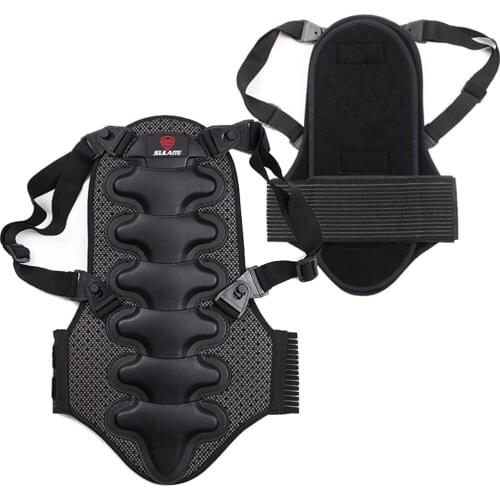 Motorcycle Back Protector Detachable Thick EVA Protection Back Pad Cushion for Motorcycling Mountain Biking Skating Skiing
