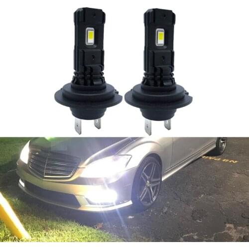 2pcs H7 Car Fog Light Bulb High Power LED Bulb White 6000K Bulb DC 12V 24V H7 LED Dringing lamp