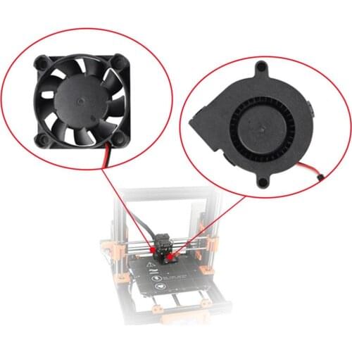 3-wires DC5V Turbo Fan for PURSA i3 MK3 MK3S MK2/2.5 3D Printer Repair Parts