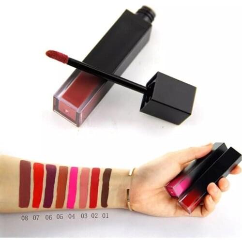 30pcs Custom Private Label Velvet Matte Moist Liquid Makeup Lipstick Nude Long lasting Waterproof Tint Lip GlossVendor