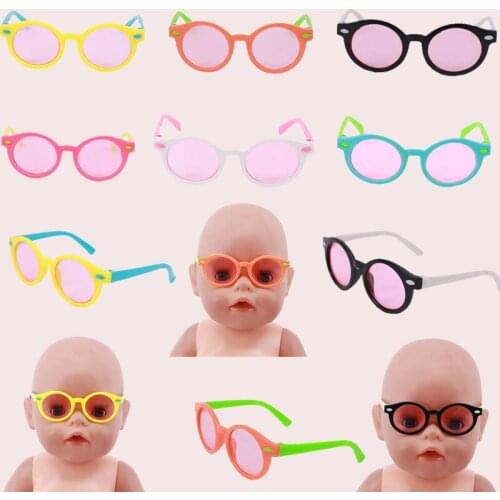 7 Cute Round Frames Fit 18 Inch American And 43 Cm Reborn Baby Doll Clothes Accessories,Our Generation,Christmas Gift For Girl
