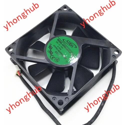 ADDA AD0812UX-A76GL DC 12V 0.30A 80x80x25mm 3-Wire Server Cooling Fan