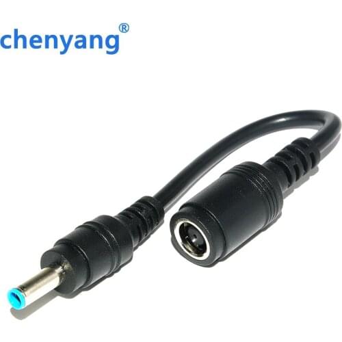 Free Shipping 7.4*5.0 mm to 4.5*3.0 mm with Pin Bule DC Power Charger Adapter Converter Connector for HP Ultrabook