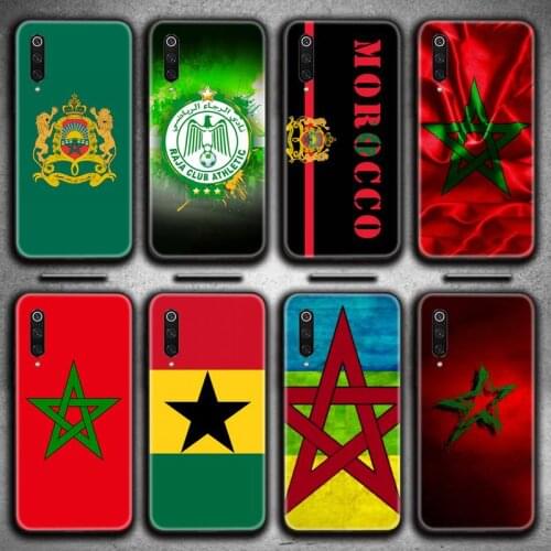 Morocco National Flag Coat Of Arms Theme Phone Case for Xiaomi Mi Note 10 Lite Mi 9T Pro xiaomi 10 10 CC9 Pro
