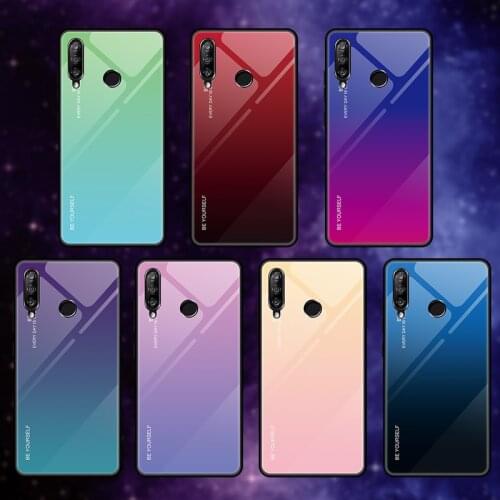 Tempered Glass Phone Case For Huawei P30 P20 Pro Honor 20 Pro 10 9 Lite 8X Case For Huawei Mate 20 10 Lite Back Cover