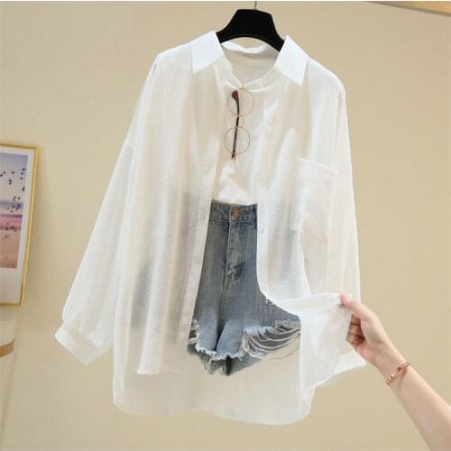 Женские прозрачные рубашки Fafallduo China At AliExpress