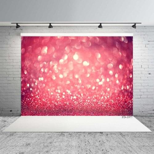 Custom Red Sand Bokeh Sparkle Polka Dots Glitter Photocall Background Newborn Baby Shower Photography Photo Studio Prop Backdrop