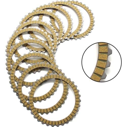 Motorcycle New Friction Clutch Discs For Suzuki RF900 RR/RT/RV/RW/RS 1994-1998 GSX-R1100 GSXR1100 OEM:21441-48B00/21441-48B10 10