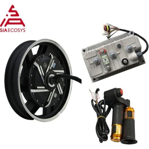 QS MOTOR 17inch 8000W 273 50H V3 20kW Peak Brushless DC Electric Scooter Motorcycle Hub Motor kits with kelly controller