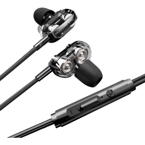 4 moving coil earphone 4 speakers with intelligent wire control coaxial 4 core 8 unit coil iron heavy bass HIFI earphone