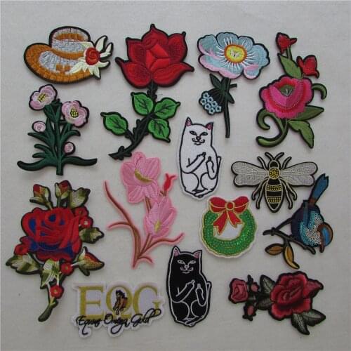 Brand new Stripes On Clothes Embroidered Patches Stickers DIYFor Clothes Badges For Backpack Iron On Applique Sewing Accessories