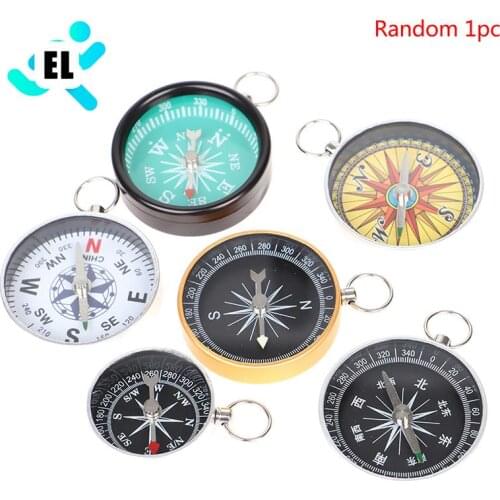 New Mini Hiking Camping Aluminum Outdoor Emergency Compass Navigation Wild Tool