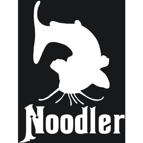 Noodler Catfish Fishing Car Truck Decal Vinyl Car Sticker Laptop