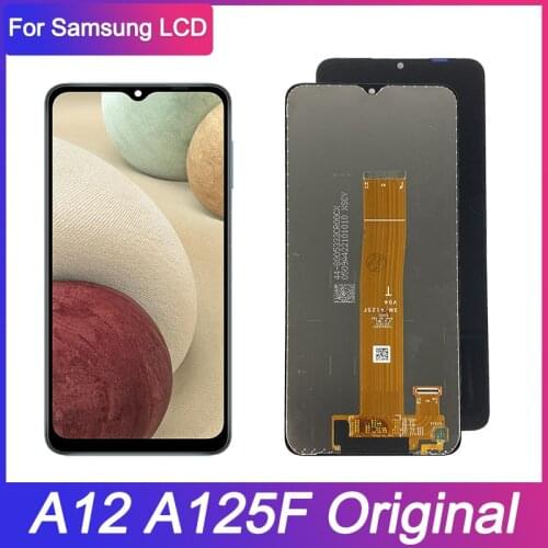 Original For Samsung Galaxy A12 LCD A125F SM-A125F A125 Display Touch Screen Digitizer For Samsung A12 Screen Replacement