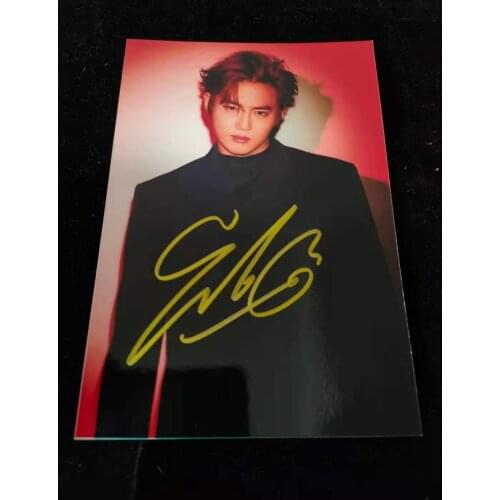 Hand signed EXO SUHO Kim Jun-myun autographed photo LOVE SHOT 5*7 122018C