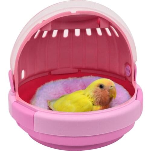 Outing Cage Bird Carrier Space Capsule Bird Brooding Portable Warm Parrot Tiger Skin Bird Nest Small Birds Nest Pet Out Supplies