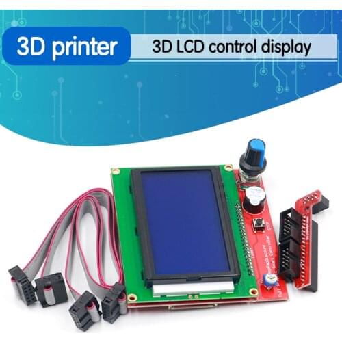 3D printer smart controller RAMPS 1.4 LCD 12864 LCD control panel blue screen
